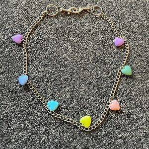 NEW DK Pastel Hearts Chain